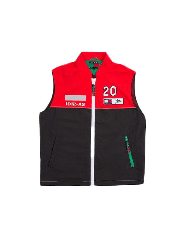 Pre-owned Patta X Tommy Jeans Vest Black/high Risk Red