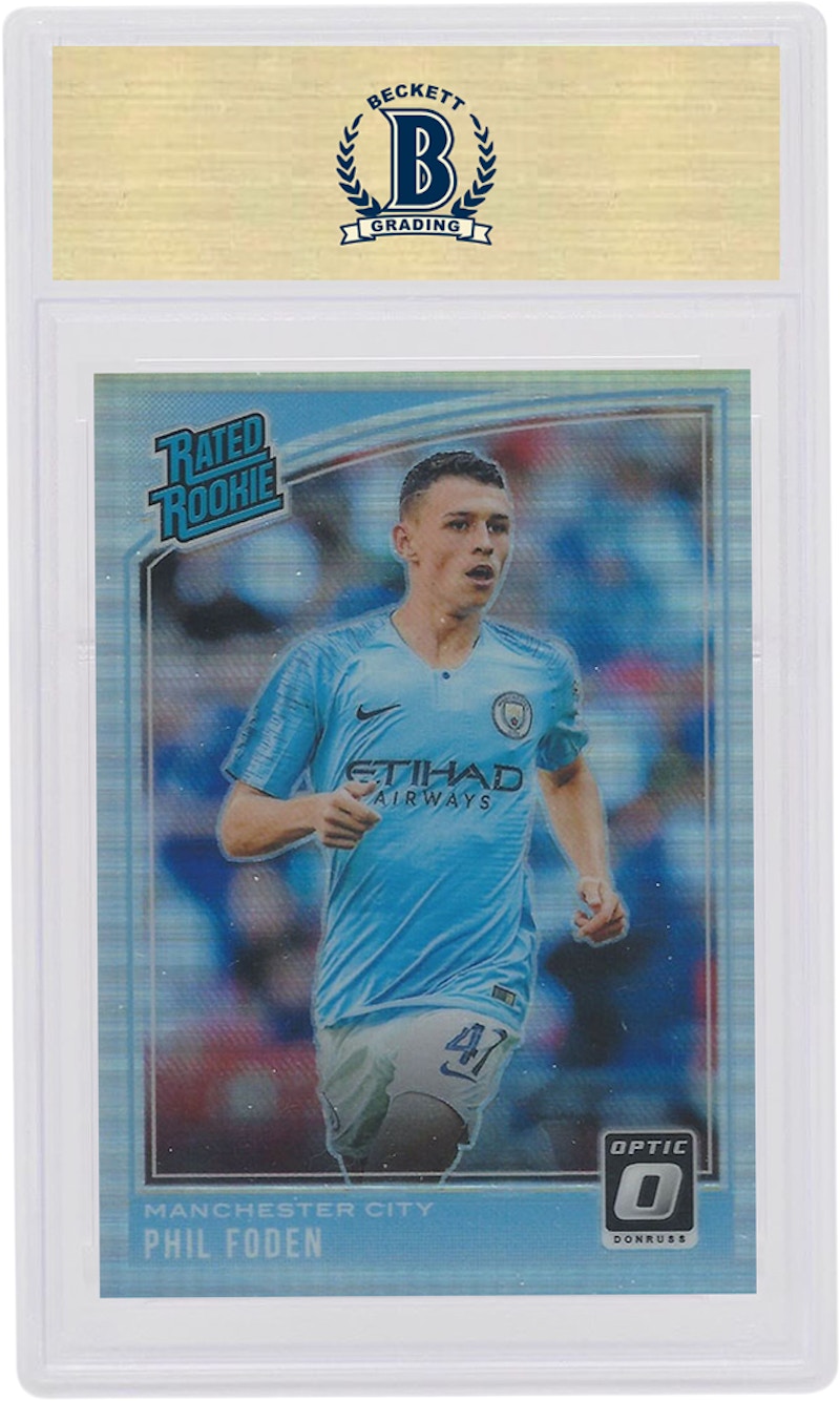 Phil Foden 2018 Donruss Soccer Rated Rookie Optic Holo #179 - 2018