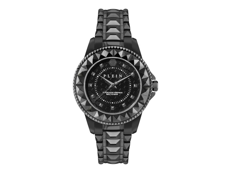 Pre-owned Philipp Plein Women's Plein Lady Rock Bracelet Pwpqa0524 Watch In Stainless Steel
