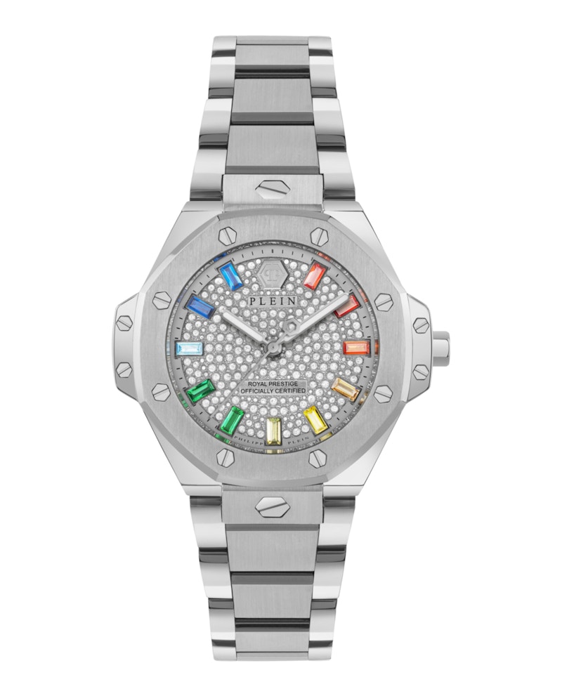 Pre-owned Philipp Plein Women's  Plein Royal Prestige Crystal Pw4fa0425 Watch In Stainless Steel In Silver