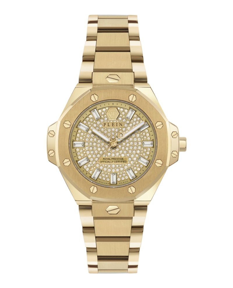 Pre-owned Philipp Plein Women's  Plein Royal Prestige Crystal Pw4fa0525 Watch In Stainless Steel In Silver