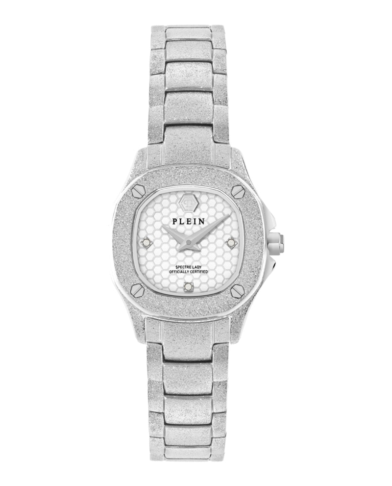 Pre-owned Philipp Plein Women's  $pectre Lady Mini Crystal Pw5fa0125 Watch In Stainless Steel In Silver