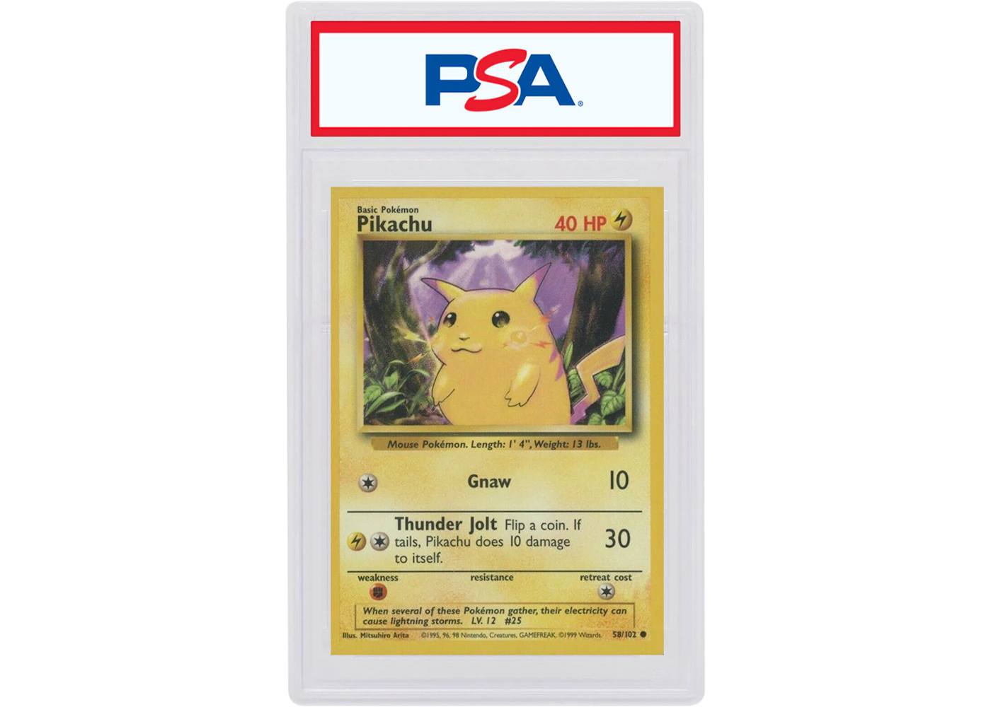 Pikachu 1999 Pokemon TCG Yellow Cheeks #58 (PSA or BGS Graded) - 1999 - US Pikachu 1999 Pokemon TCG Yellow Cheeks #58 (PSA or BGS Graded) - 1999 - US