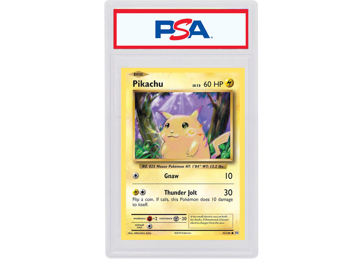 Pikachu 2016 Pokmon XY Evolutions 35/108 (PSA or BGS Graded) - 2016 - US Pikachu 2016 Pokmon XY Evolutions 35/108 (PSA or BGS Graded) - 2016 - US