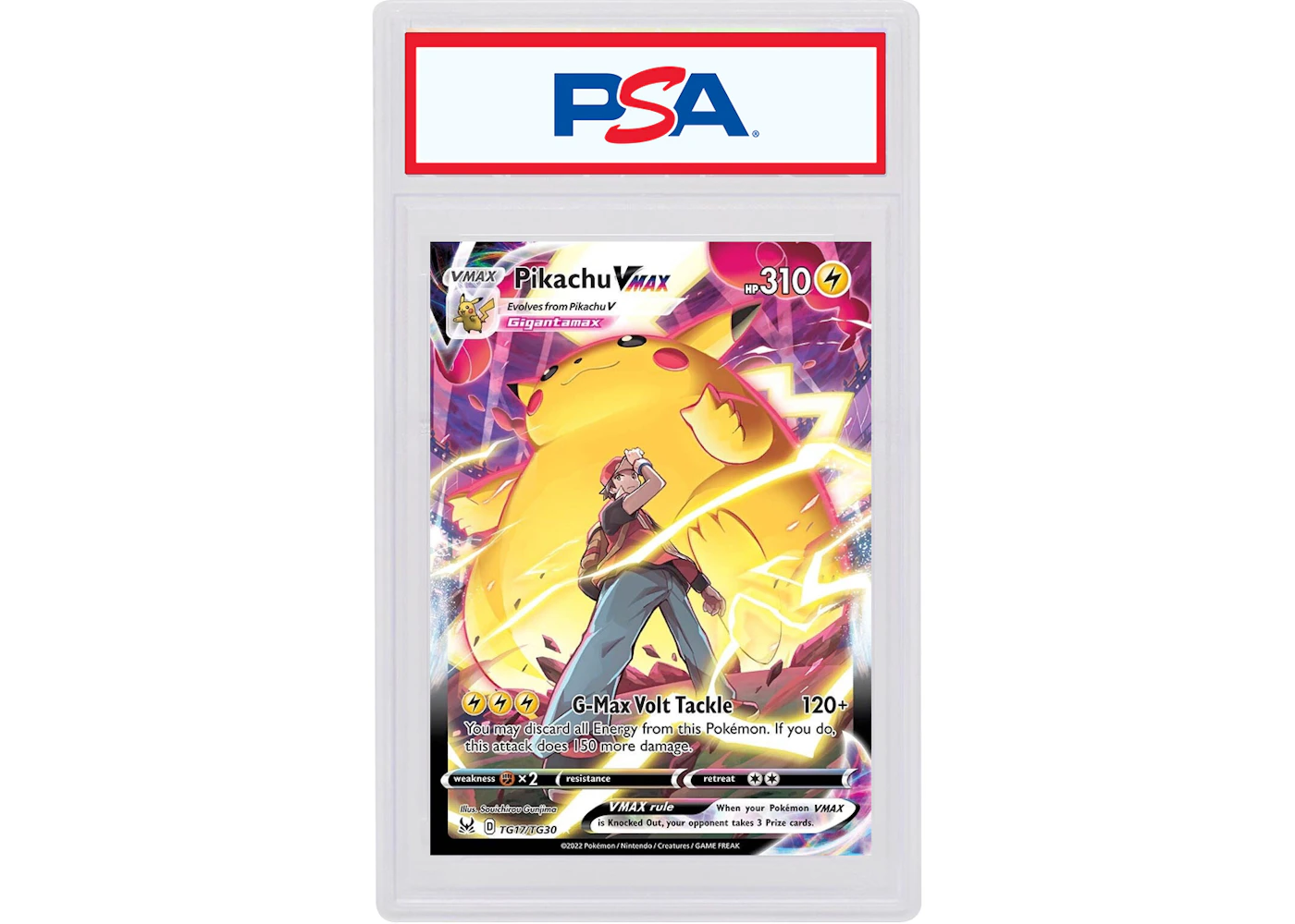 Pikachu VMAX 2022 Pokmon Sword & Shield Lost Origin Full Art #TG17/TG30 (PSA or BGS Graded) - 2022 - US Pikachu VMAX 2022 Pokmon Sword & Shield Lost Origin Full Art #TG17/TG30 (PSA or BGS Graded) - 2022 - US