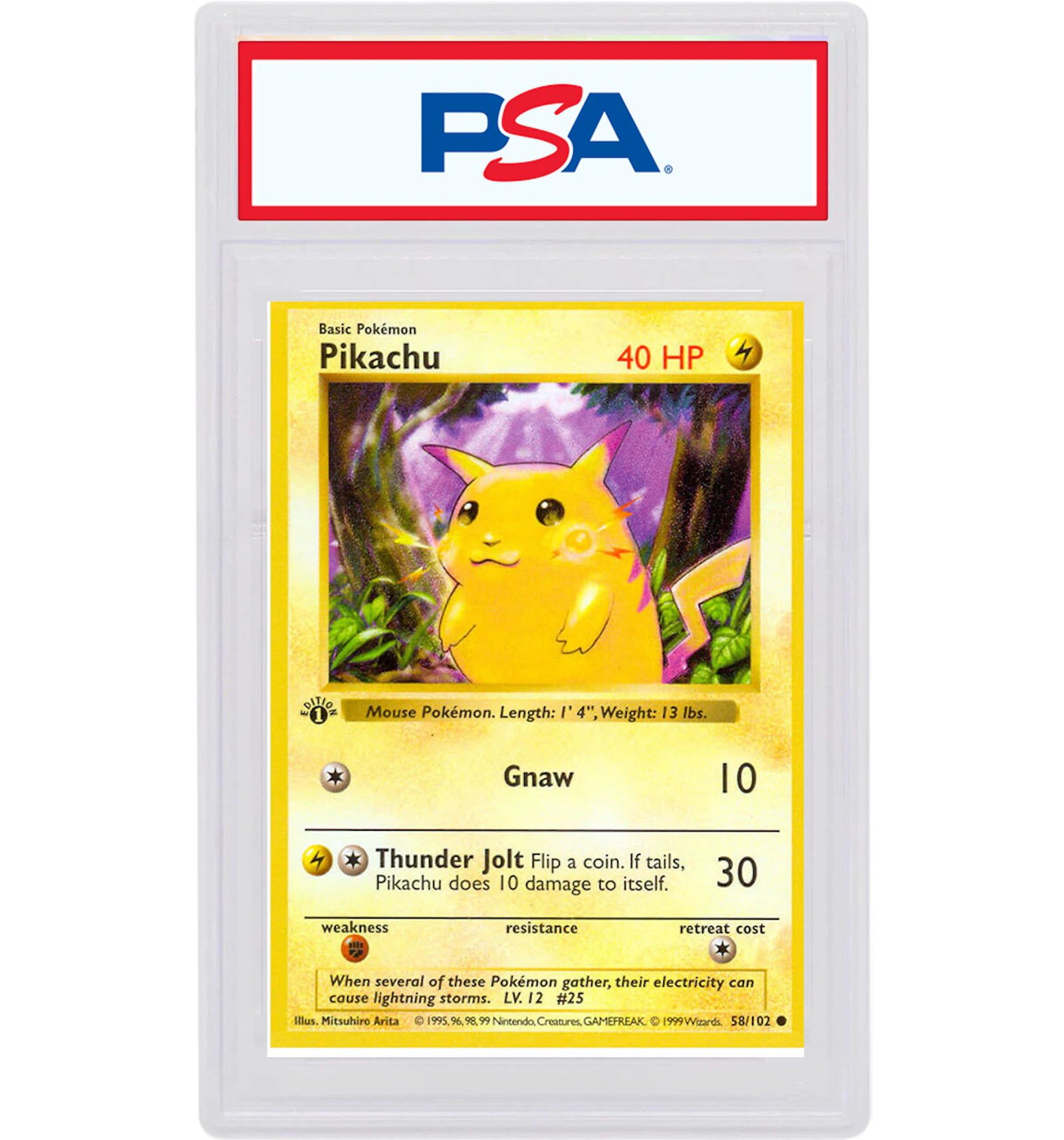 Pikachu Yellow Cheeks 1999 Pokemon Tcg Base Set 1st Edition 58 102 1999 Us Pikachu Yellow Cheeks 1999 Pokemon Tcg Base Set 1st Edition 58 102 1999 Us