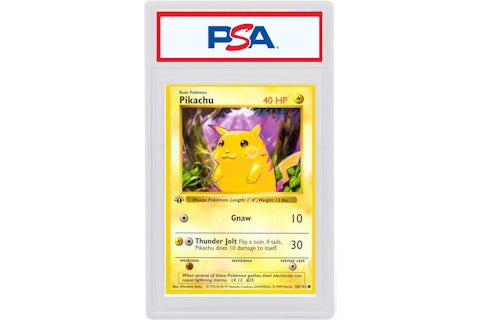 Pikachu Yellow Cheeks 1999 Pokemon TCG Base Set 1st Edition #58/102 (PSA or BGS Graded) - 1999 - US Pikachu Yellow Cheeks 1999 Pokemon TCG Base Set 1st Edition #58/102 (PSA or BGS Graded) - 1999 - US
