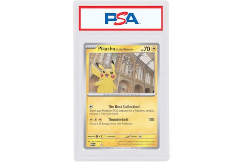 Pikachu at the Museum Pokmon Natural History Museum Promo (Jumbo) (PSA or BGS Graded) - US Pikachu at the Museum Pokmon Natural History Museum Promo (Jumbo) (PSA or BGS Graded) - US