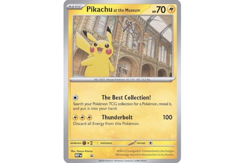Pikachu at the Museum Pokmon Natural History Museum Promo (Ungraded) - US Pikachu at the Museum Pokmon Natural History Museum Promo (Ungraded) - US