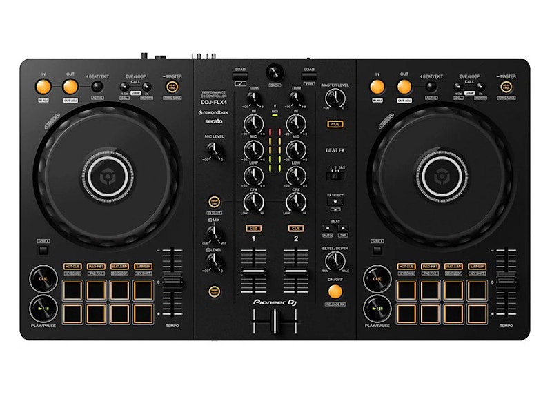 Pioneer DJ DDJ-FLX4 2-Channel DJ Controller 1500000386681 Black - US