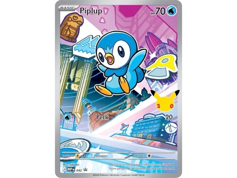 Pipplup 2026 Pokémon Mega Evolution First Partners Collection Promo 42 Non classificato