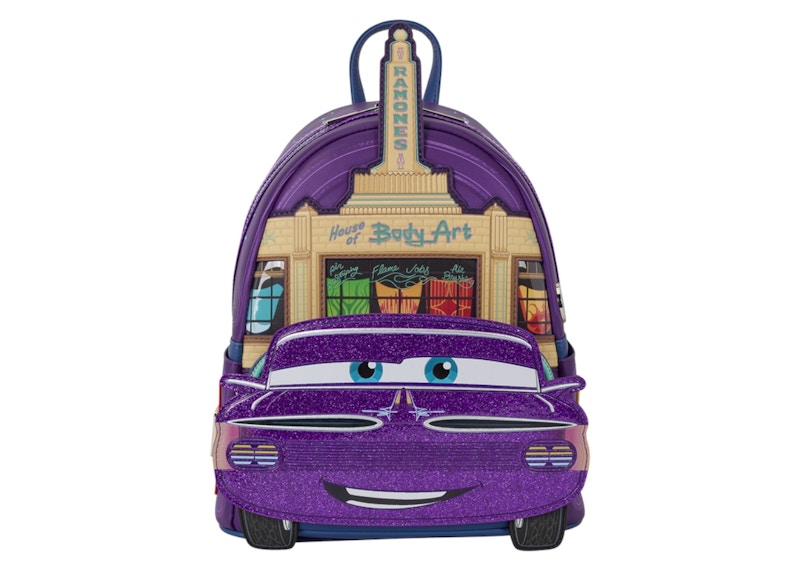 Pixar D23 Exclusive Cars Ramone Cosplay Glow Mini Backpack Purple