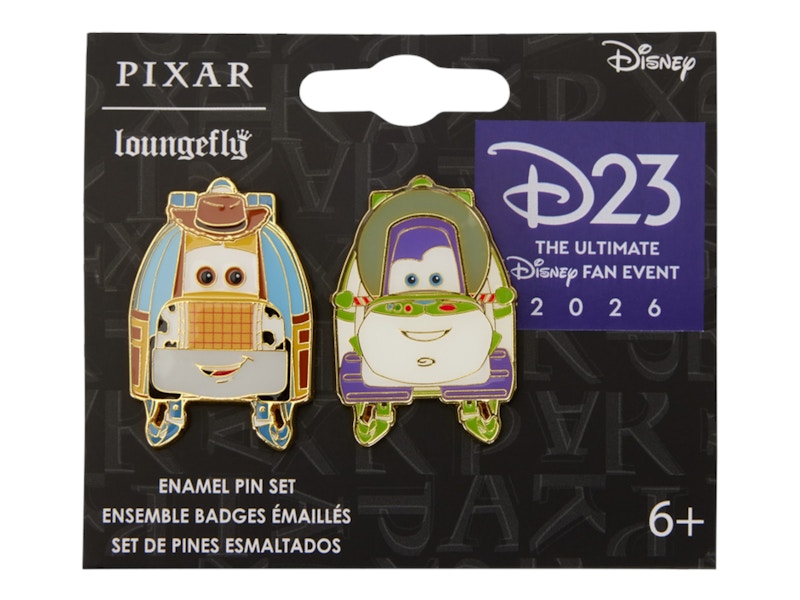 Pixar D23 Exclusive Toy Car Story 2-Pack Pin Set