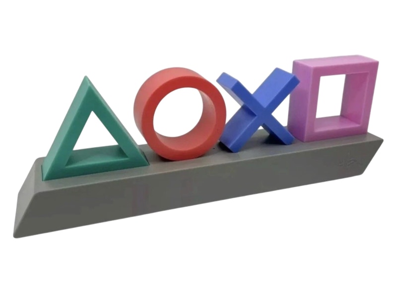 Base Playstation Icons grigio chiaro