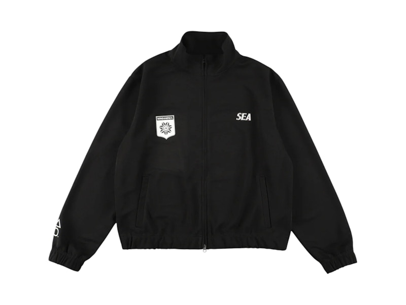 WIND AND SEA トラックジャケット　【ブラック】 Playstation x Wind and Sea Track Jacket Black - US