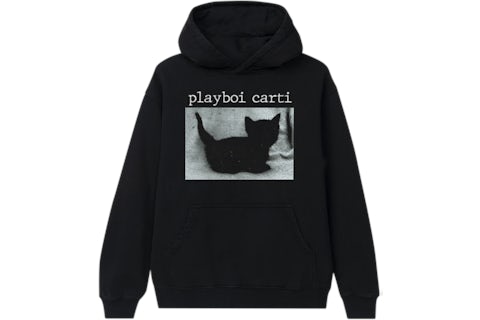 Playboi Carti Black Cat Hoodie Black Men s FW20 GB