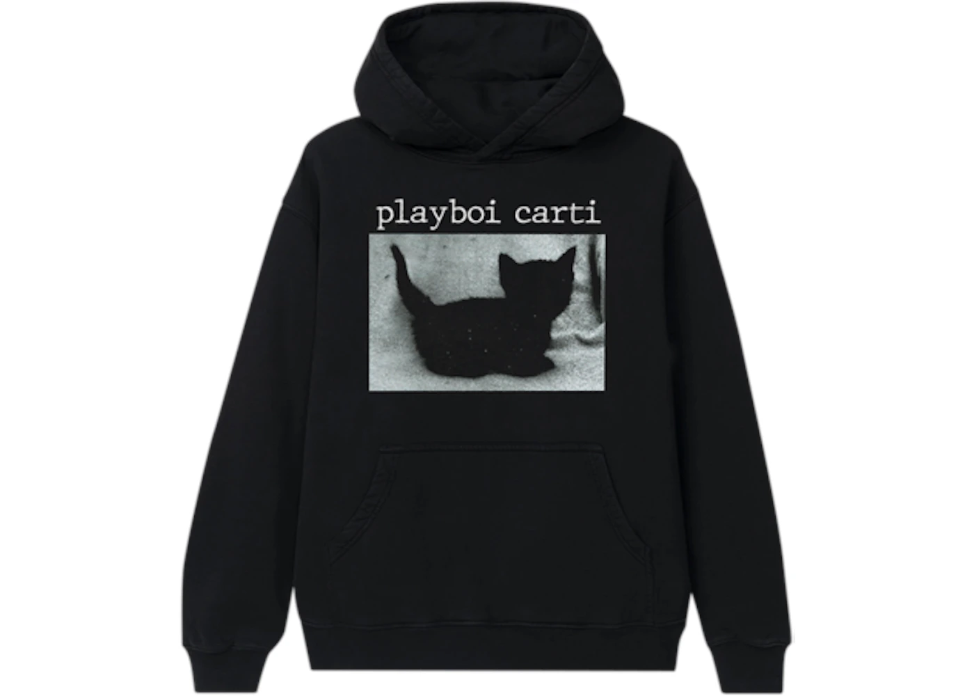 Playboi Carti Black Cat Hoodie Black Men s FW20 US