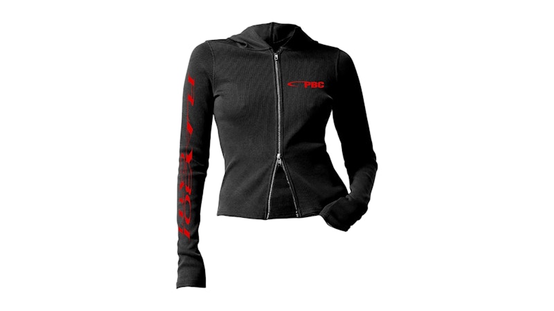 トップス Playboi Carti IAM double ZIP 1 Playboi Carti Iam Double Zip II Top Black - SS25 - US