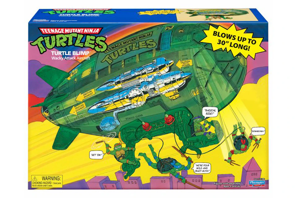Playmates Toys Teenage Mutant Ninja Turtles Classic Turtle Blimp Action Figure Green