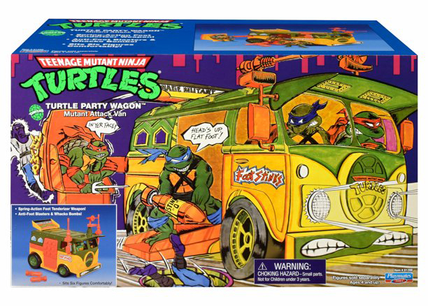 Playmates Toys Teenage Mutant Ninja Turtles Original Party Wagon 