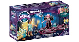 Playmobil Adventures of Ayuma Crystal Fairy And Bat Fairy with Soul Animal Set 70803