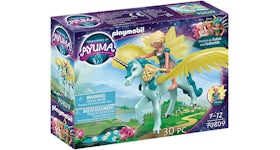 Playmobil Adventures of Ayuma Crystal Fairy with Unicorn Set 70809