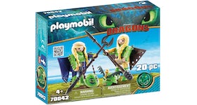 Playmobil Dream Works Dragons Raffnut and Taffnut Set 70042