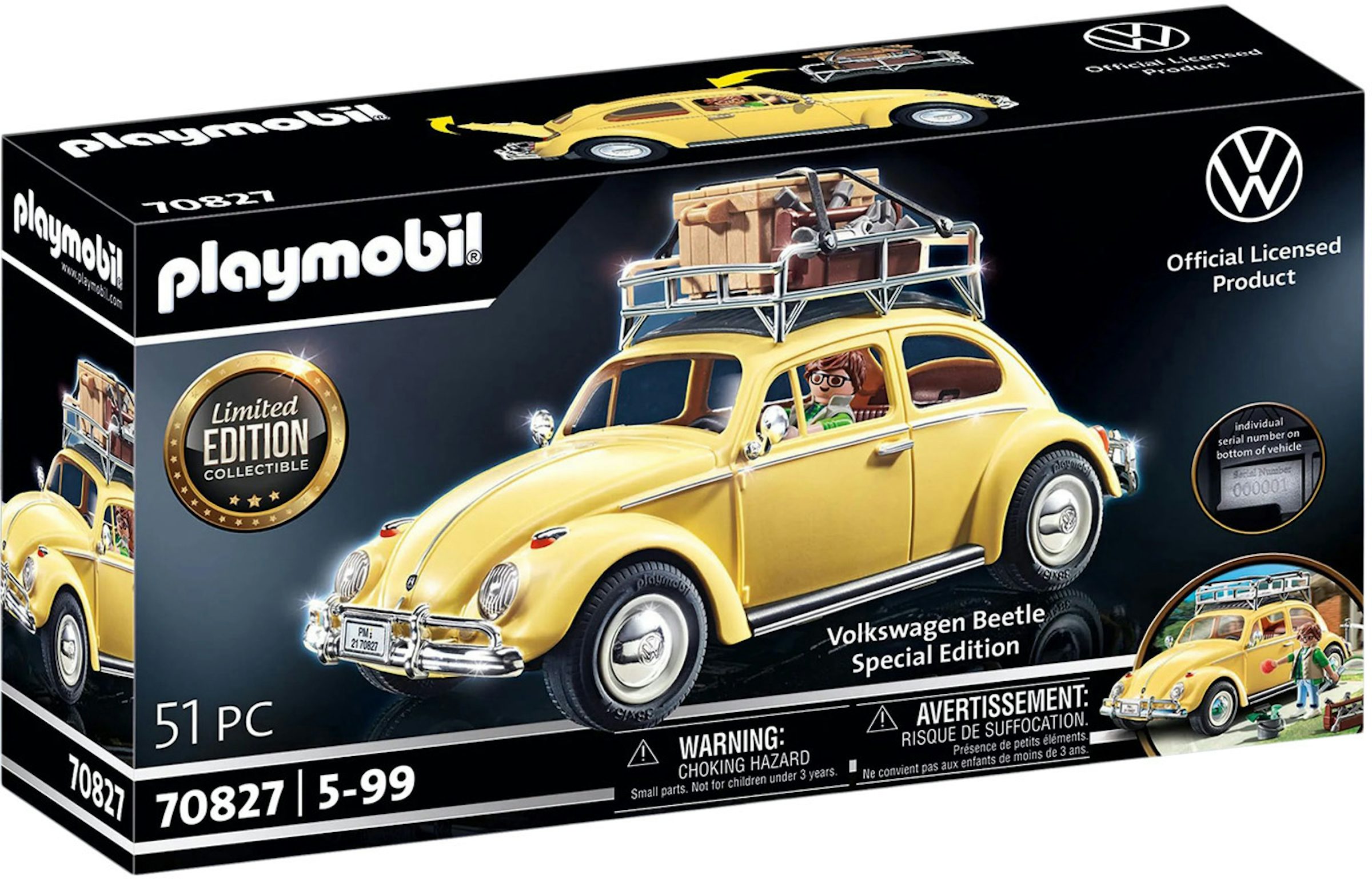 Playmobil Volkswagen Beetle Set 70827 - US