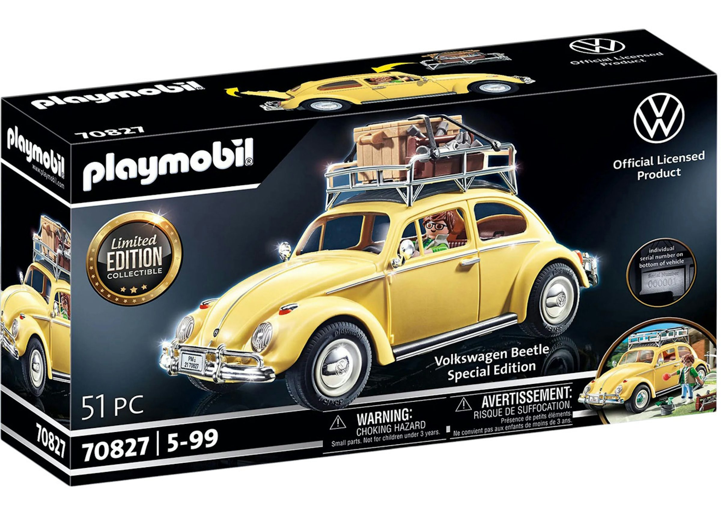 Playmobil Volkswagen Beetle Set 70827 - US