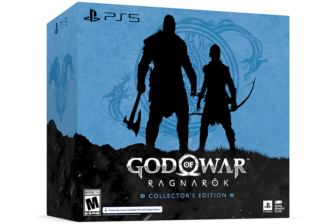 Playstation God of War Ragnarök Collector's Edition Video Game Bundle