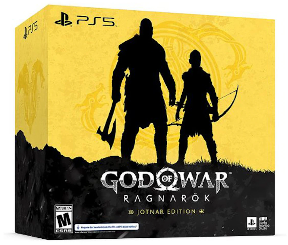 Playstation God of War Ragnarök Jötnar Edition Video Game Bundle - US