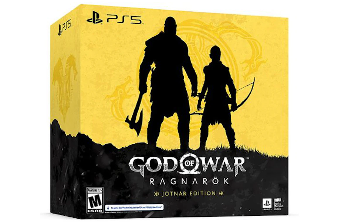 Playstation God of War Ragnarök Jötnar Edition Video Game Bundle
