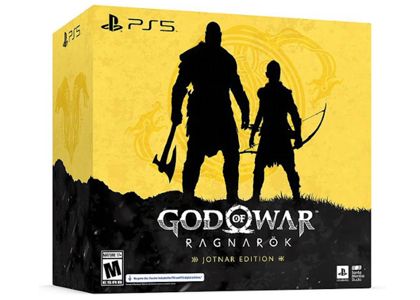 Playstation God of War Ragnarök Jötnar Edition Video Game Bundle - US