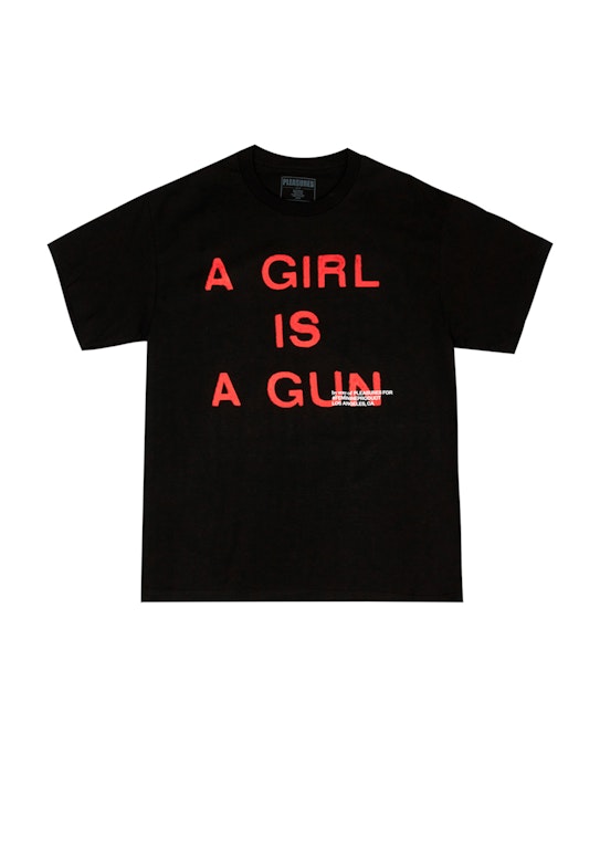 Pre-owned Pleasures A Girl Is A Gun T-shirt Black