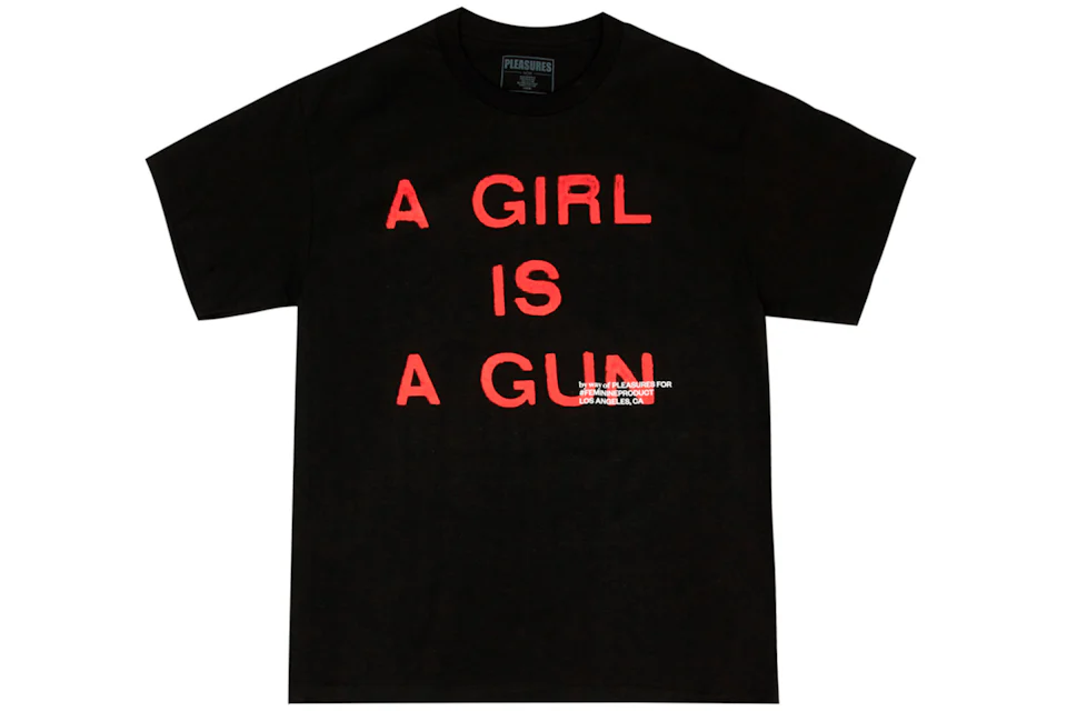 Pleasures A Girl is a Gun T-shirt Black