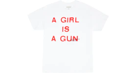 Pleasures A Girl is a Gun T-shirt White