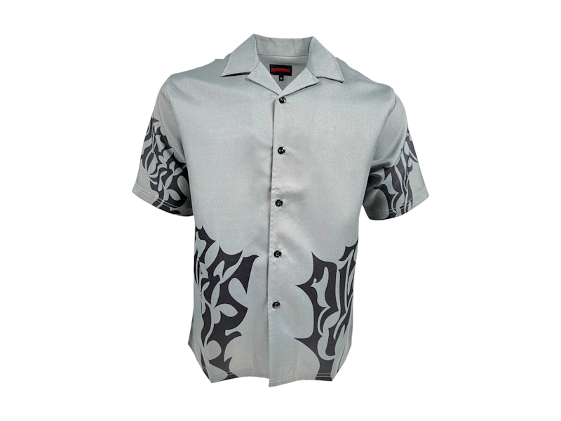 Pleasures Bio Button Down Shirt Grey