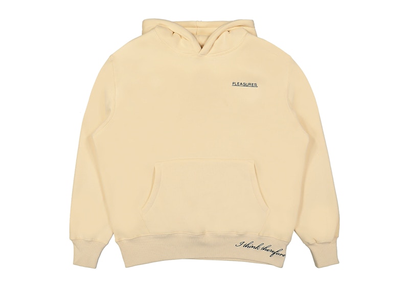 Sudadera con capucha Pleasures Discourse marfil