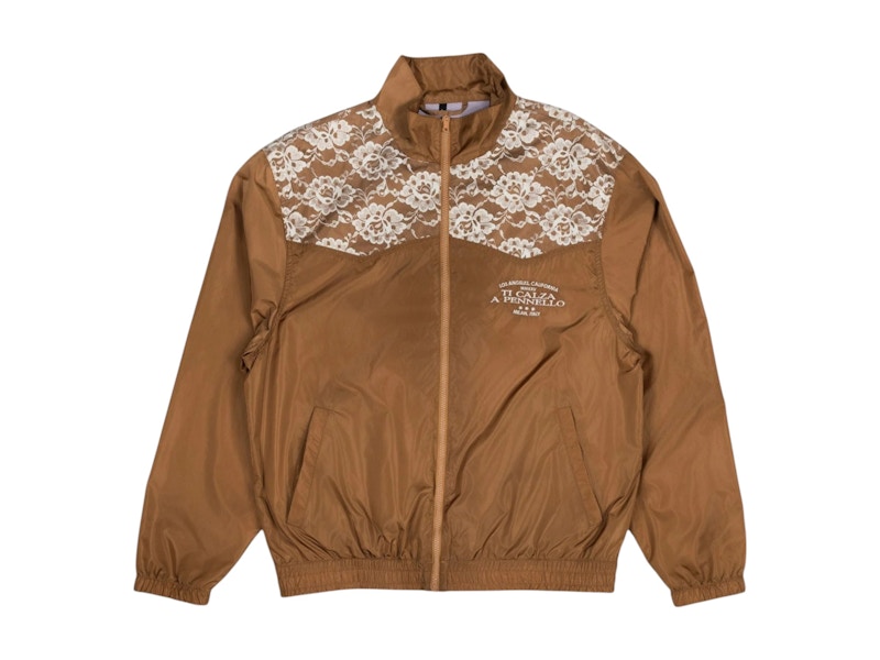 Pleasures Francesca Track Jacket Brown