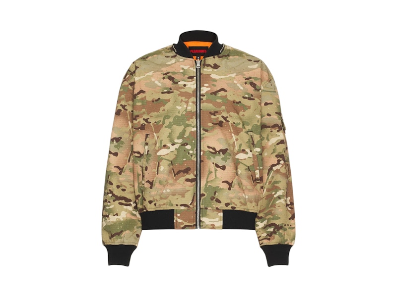 Pleasures Gem Reversible Bomber Jacket Camo