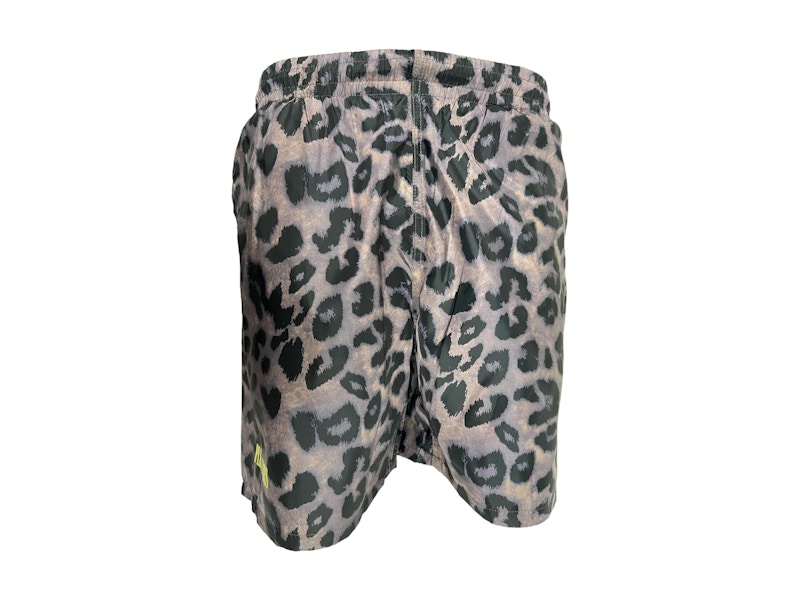 Pleasures Leopard Running Short Brown