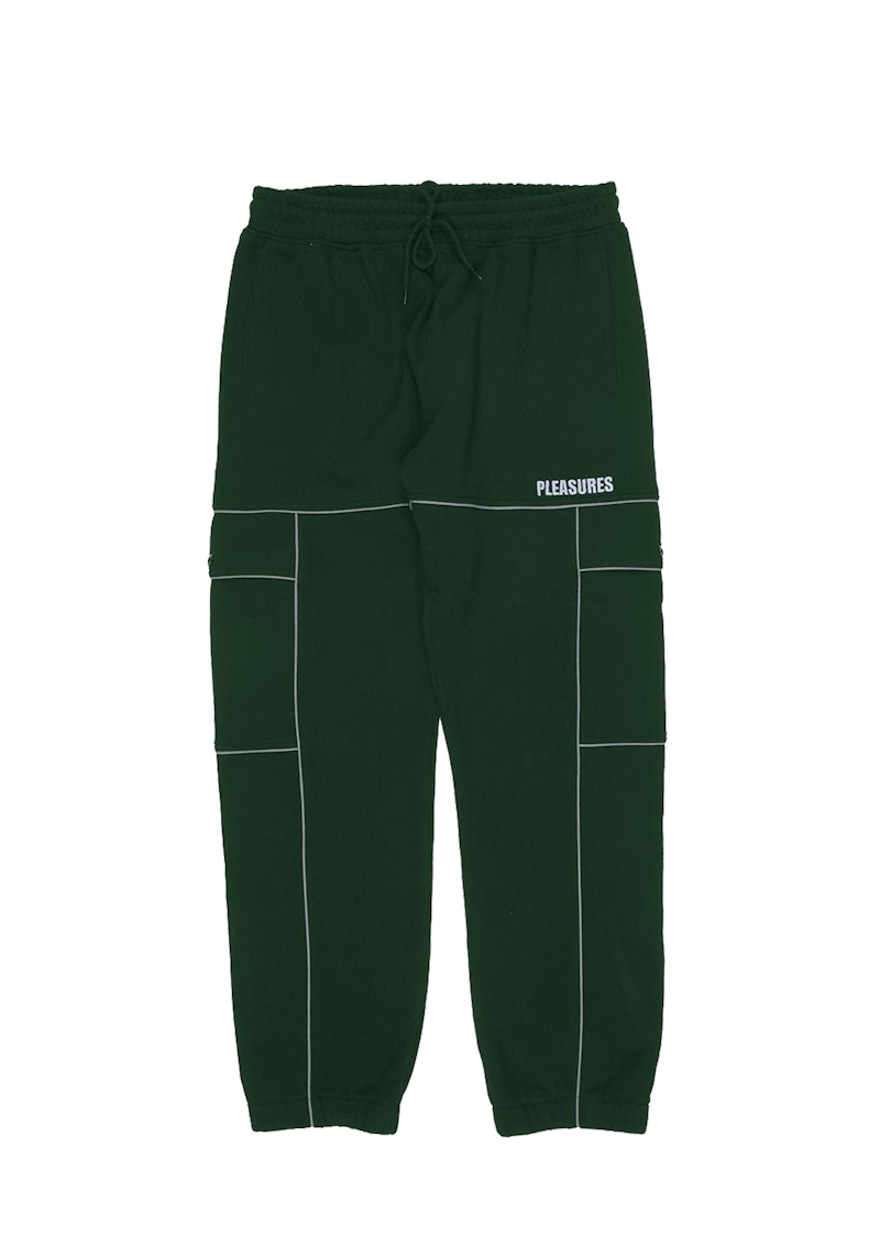 Pleasures Oracle Cargo Sweatpants Green