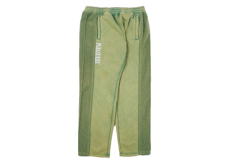 Pleasures Tapeworm Washed Sweatpants Green