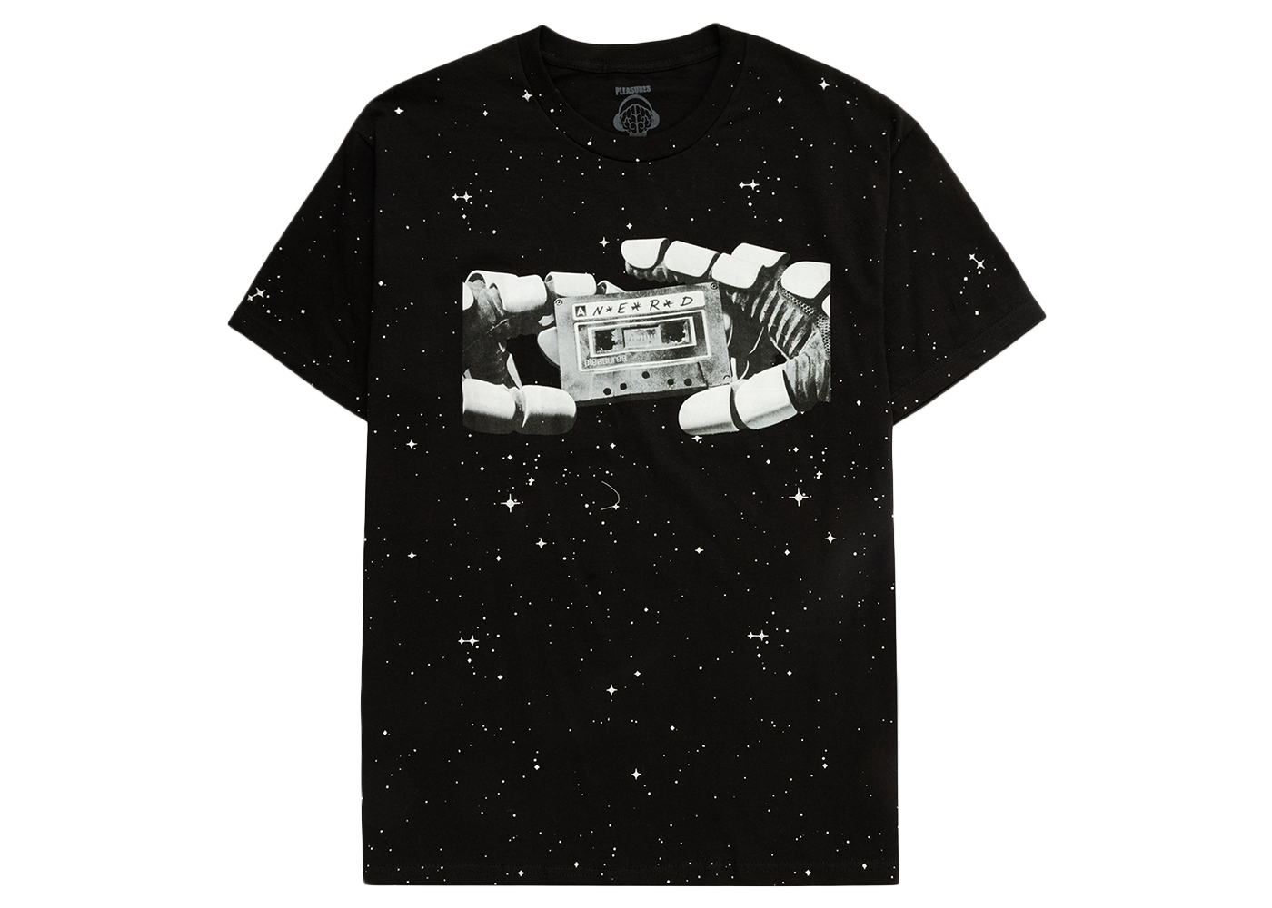 Pleasures x N.E.R.D. Space T-Shirt Black メンズ - SS23 - JP