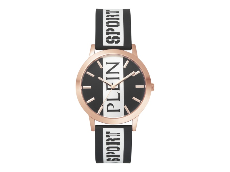 Pre-owned Plein Sport Women's Legend Strap Psjba0323 Watch In Stainless Steel In Silver
