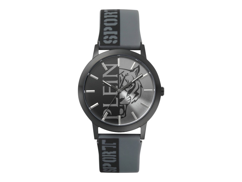 Pre-owned Plein Sport Men's Legend Strap Pslba0323 Watch In Stainless Steel In Silver