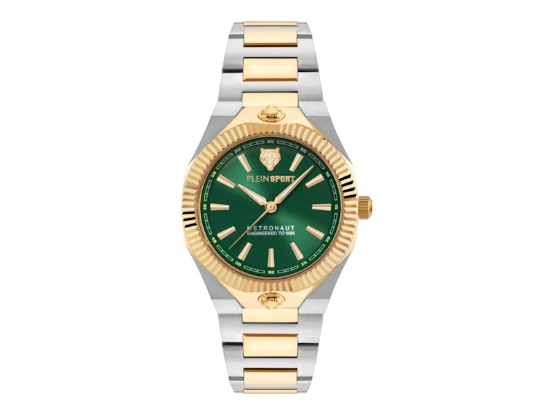 Pre-owned Plein Sport Women's  Metronaut Psdga0525 Watch In Stainless Steel In Silver