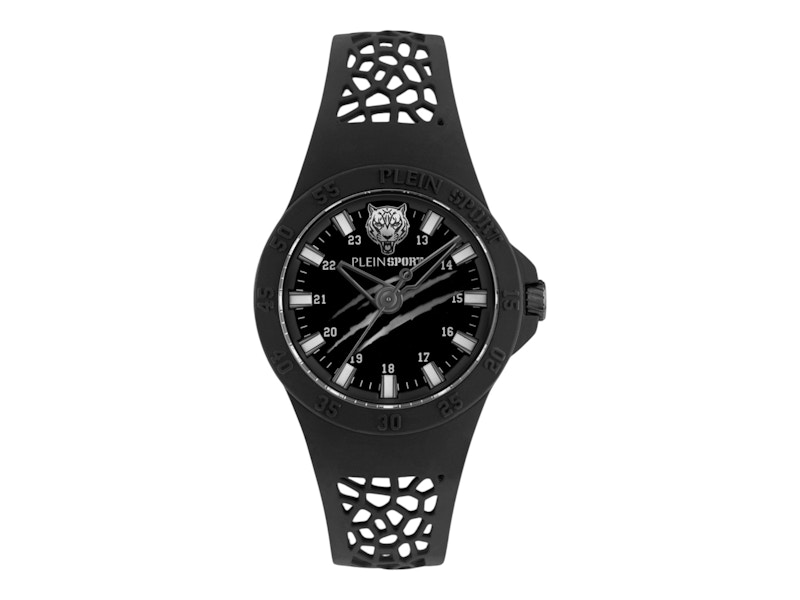 Pre-owned Plein Sport Men's Thunderstorm Psbba0423 Watch In Stainless Steel In Silver