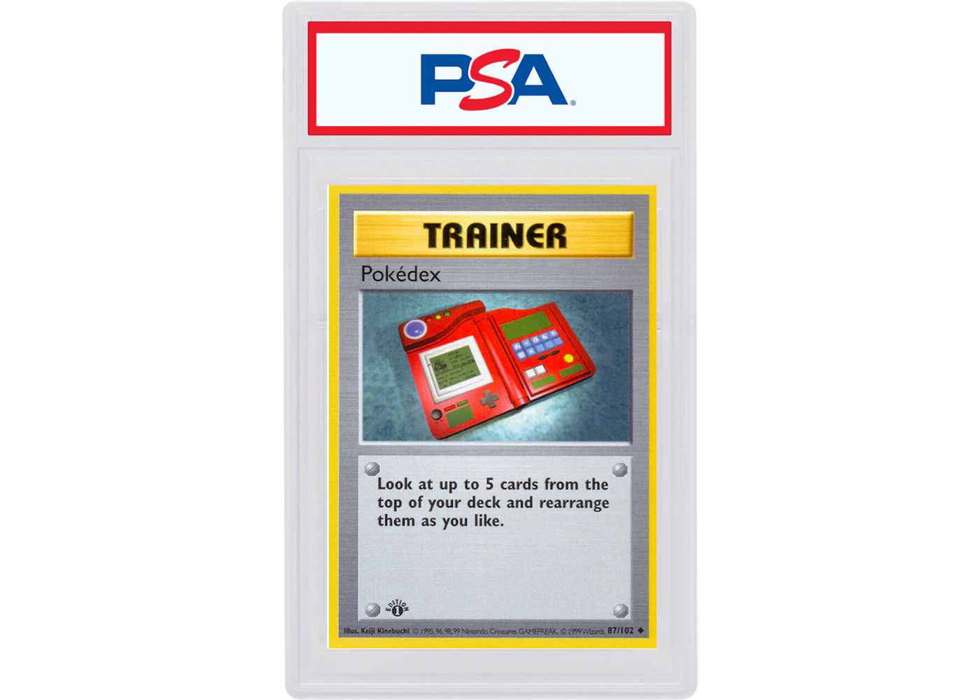 Pokedex 1999 Pokemon TCG Base Set 1st Edition #87/102 - 1999 - US Pokedex 1999 Pokemon TCG Base Set 1st Edition #87/102 - 1999 - US