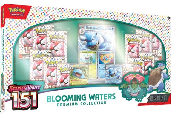 Pokémon Scarlet & Violet 151 Blooming Waters Premium Collection Box - US